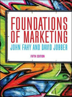 Foundations of Marketing (5th Edition)