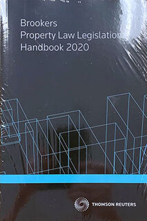 Property Law Legislation Handbook 2020