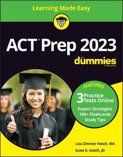 ACT Prep 2023 For Dummies with Online Practice  (9th Edition)