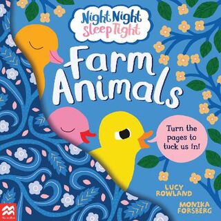 Night Night Sleep Tight: Farm Animals (Board Book Shaped Pages)