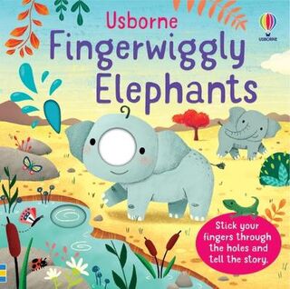 Fingerwiggly Elephants (Die-Cut Holes)