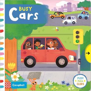 Busy Books: Busy Cars (Push, Pull, Slide Board Book)