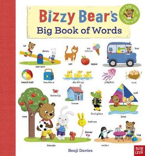 Bizzy Bear: Big Book of Words (Lift-the-Flap Board Book)