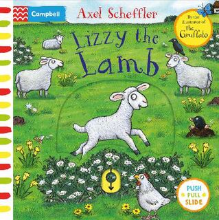 Lizzy the Lamb (Push, Pull, Slide Board Book)