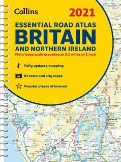 Collins Essential Road Atlas Britain (Spiral Bound)