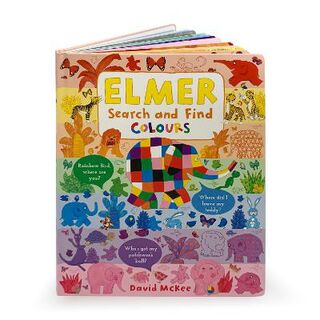 Elmer: Search and Find Colours (Board Book)