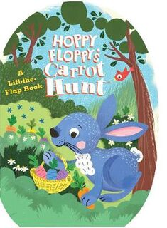 Hoppy Floppy's Carrot Hunt (Lift-the-Flap, Shaped Board Book)