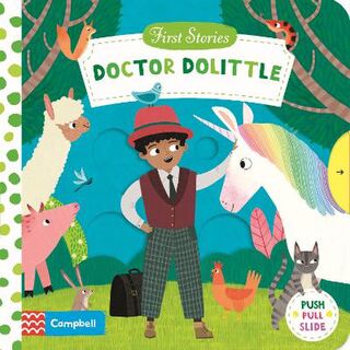 First Stories: Doctor Dolittle (Slide-and-Move Board Book)