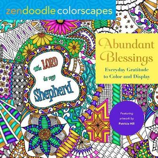 Zendoodle Colorscapes: Abundant Blessings