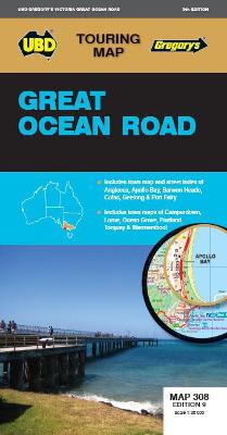 UBD Touring Map: Great Ocean Road Map 308  (9th Edition)
