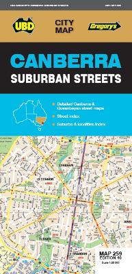 UBD City Map: Canberra Suburban Streets Map 259