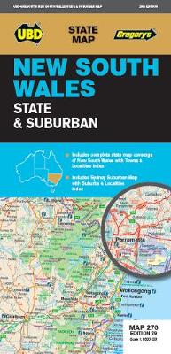 UBD State Map: New South Wales State & Suburban Map 270  (29th Edition)