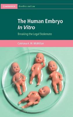 Cambridge Bioethics and Law #: The Human Embryo In Vitro