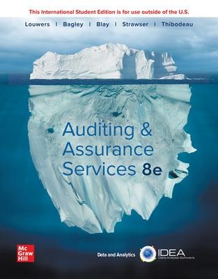 ISE Auditing & Assurance Services  (8th Edition)