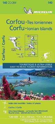 Michelin Zoom Maps: Corfu & the Ionian Islands (Zoom Map 140)