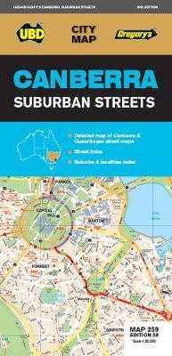 UBD City Map: UBD City Map: Canberra Suburban Streets Map 259