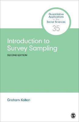 Quantitative Applications in the Social Sciences #: Introduction to Survey Sampling  (2nd Edition)