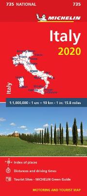 Michelin National Maps: Italy (National Map 735)