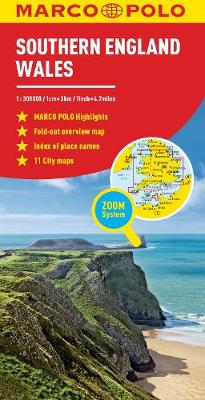 Marco Polo Maps: Southern England and Wales
