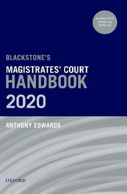 Blackstone's Magistrates' Court Handbook 2020