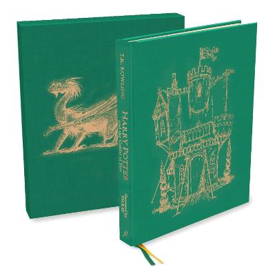 Harry Potter #04: Harry Potter and the Goblet of Fire (Deluxe Slipcase Illustrated Edition)
