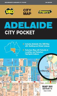 UBD City Map: Adelaide City Pocket Map 560